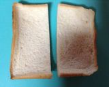 夕食の残りで！かに玉&納豆のトースト作り方2写真