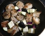 とり肉と茄子の彩り焼き作り方4写真