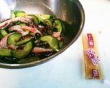 もずく酢☆胡瓜☆カニカマのゴマごま和え作り方5写真