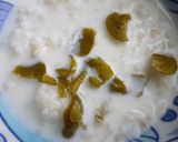 梅ジュースと梅入りの♪もちもちお米アイス作り方1写真