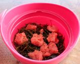 刻み昆布と辛子明太子の炊き込みごはん作り方2写真
