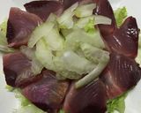 鰹とセロリのサラダ風作り方3写真