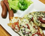 地中海トマトソースのチーズトースト作り方3写真