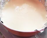 フライパンで爽やかライチのチーズケーキ♪作り方7写真