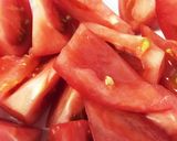 味噌が決めて！豚肉とトマトのたまご炒め作り方2写真