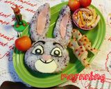 キャラ弁☆ズートピアのうさぎのジュディ作り方10写真