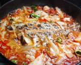 釣ったスズキをトマト缶で焼き煮作り方4写真