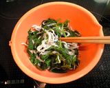 モロヘイヤしらすお浸し☆居酒屋風。作り方2写真