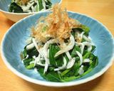 モロヘイヤしらすお浸し☆居酒屋風。作り方3写真