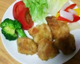 鶏もも肉のクレソルパン粉の揚げ焼き作り方5写真