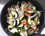 鶏肉と茄子の甘味噌炒め♪作り方3写真