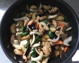 鶏肉と茄子の甘味噌炒め♪作り方4写真