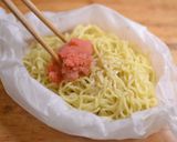 レンジでペーパー焼そばタラスパ風作り方6写真