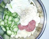 コンビーフポテトサラダ作り方4写真