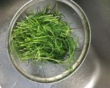 おかひじきの辛子醤油和え作り方3写真