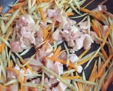 我が家の鶏モモきんぴら作り方2写真