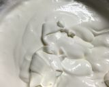 水切りヨーグルト☆カシスヨーグルトムース作り方4写真