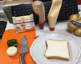超簡単マックに行く前に普通のピザトースト作り方1写真