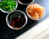 小粋なB級レシピ　★うちの明太子そうめん作り方1写真