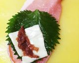 揚げずに簡単♡梅しそチーズフライ作り方1写真