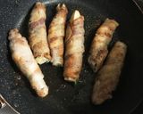 クリームチーズと野菜の豚バラ巻作り方3写真