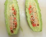 ゴーヤの鰹ゴマ油和え作り方2写真