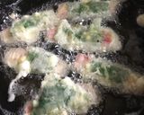 お弁当にカニカマの大葉巻き天！作り方3写真