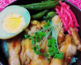 フライパン一つで簡単・鶏の照り焼き丼弁当作り方8写真