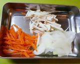 ヘルシーメニュー♡鶏胸肉のホイル蒸し作り方3写真