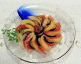 茄子と桃のサラダ作り方4写真