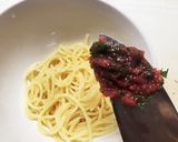 ＊梅干しと大葉のさっぱりパスタ＊作り方3写真