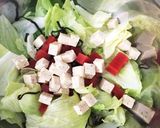 トマト寒天で！チーズ塩昆布サラダ作り方4写真