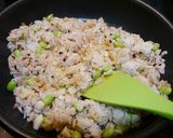 簡単！焼きイカ風味炒飯作り方3写真