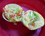 レンジで簡単！アスパラキッシュ(お弁当)作り方3写真
