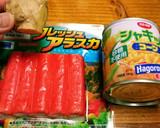 生姜香る☆コーンとカニかまの炊き込みご飯作り方1写真