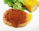 ハンバーグに☆すりおろし野菜のソース作り方6写真