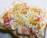 ★ポテサラベーコンのカレー風味トースト★作り方2写真