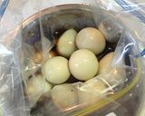 漬けるだけ!煮卵風うずらのたまごちゃん作り方1写真