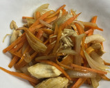 ささみと野菜の青しそドレッシング炒め作り方4写真