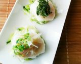 ひんやり水晶鶏のたっぷり野菜*薬味乗せ作り方12写真