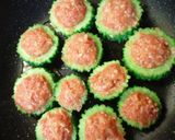 ゴーヤの肉詰め☆チーズのせ作り方6写真
