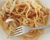 ツナ缶と玉ねぎ♡簡単和風パスタ作り方10写真