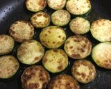 超簡単!ズッキーニの粉チーズ焼き。作り方2写真