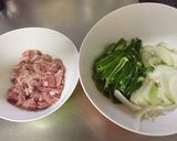 豚肉とピーマンの照り炒め作り方1写真