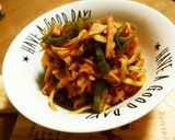 切り干し大根でナポリタン作り方7写真