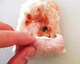 梅と大葉チーズでとろ〜り✨豚のロールカツ作り方3写真