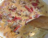 豚肉と玉ねぎのトマトクリームパスタ☆簡単作り方3写真