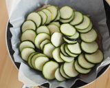鶏胸とズッキー二とチーズの重ね蒸作り方2写真