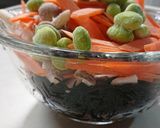 レンジで☆キノコとヒジキの煮物風サラダ作り方2写真
