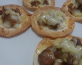 餃子の皮ピザ♪照り焼きチーズマヨ♪作り方7写真